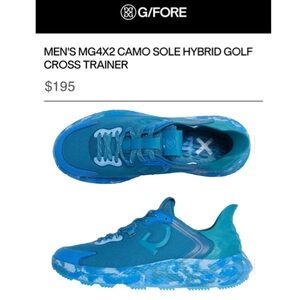 G/FORE MEN'S MG4X2 CAMO SOLE HYBRID GOLF CROSS TRAINER